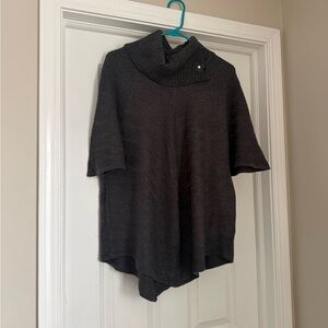 Dana Buchman Charcoal Cowl Neck Sweater